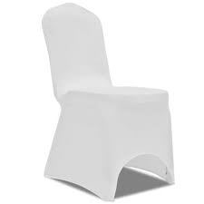 Housse de chaise lycra Blanche